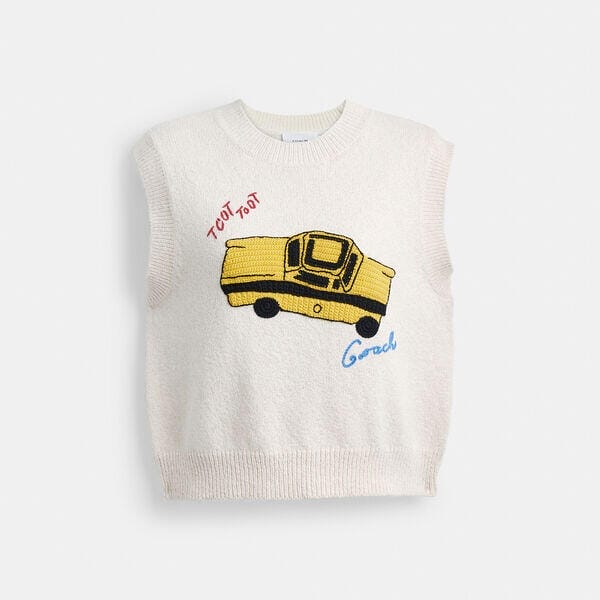 Fashion 4 - Sketch Print Sweater Vest