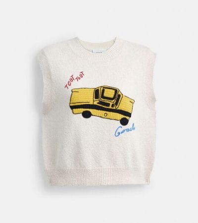 Fashion 4 - Sketch Print Sweater Vest