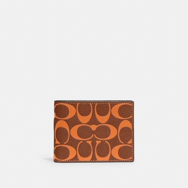 Fashion 4 - Slim Billfold Wallet In Signature Leather