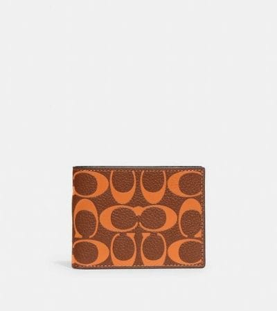 Fashion 4 - Slim Billfold Wallet In Signature Leather