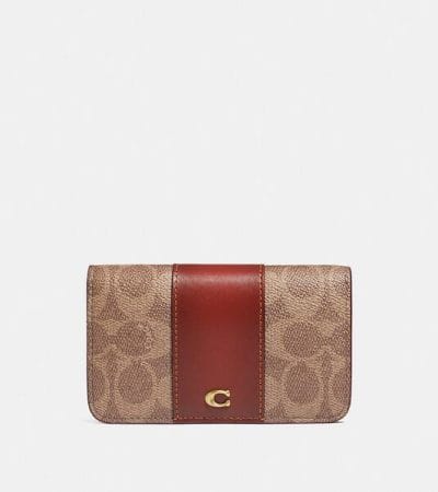 Fashion 4 - Slim Card Case In Signature Canvas