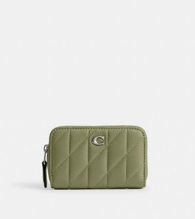 Fashion 4 - Small Zip Around Card Case With Pillow Quilting