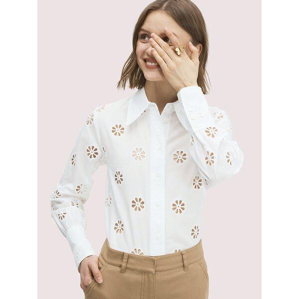 Fashion 4 - Spade Clover Eyelet Blouse
