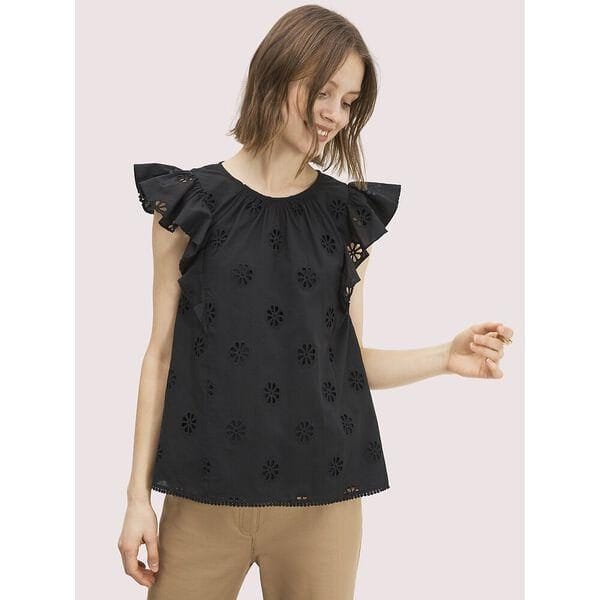 Fashion 4 - Spade Clover Eyelet Top