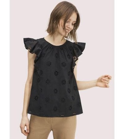Fashion 4 - Spade Clover Eyelet Top