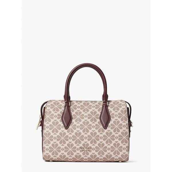 Fashion 4 - Spade Flower Coated Canvas Casey Medium Satchel