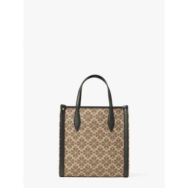 Fashion 4 - Spade Flower Coated Canvas Medium North South Tote