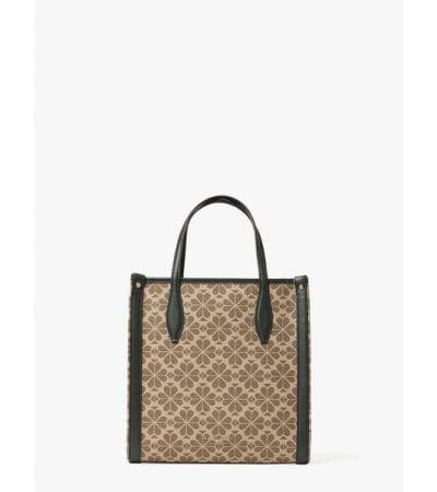 Fashion 4 - Spade Flower Coated Canvas Medium North South Tote