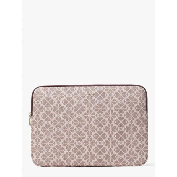 Fashion 4 - Spade Flower Coated Canvas Universal Laptop Sleeve
