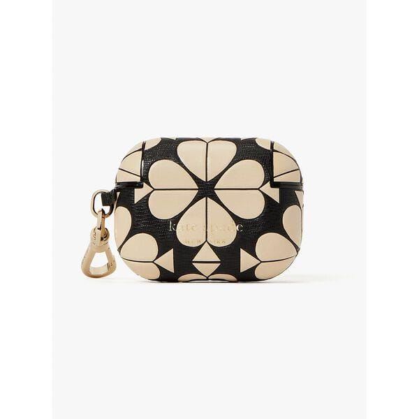 Fashion 4 - Spade Flower Embossed Leather Airpods Pro Case