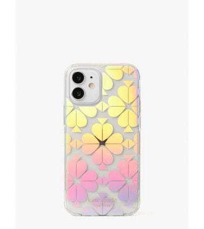Fashion 4 - Spade Flower Iridescent Iphone 12 Mini Case