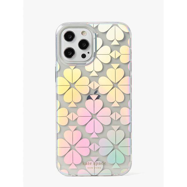 Fashion 4 - Spade Flower Iridescent Iphone 12 Pro Max Case
