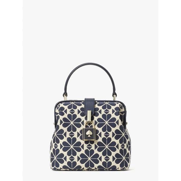 Fashion 4 - Spade Flower Jacquard Remedy Small Top-handle Bag