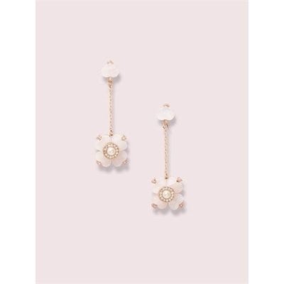 Fashion 4 - Spade Flower Linear Earrings