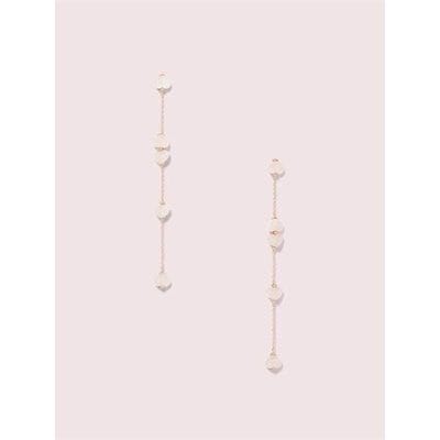 Fashion 4 - Spade Flower Statement Linear Earrings