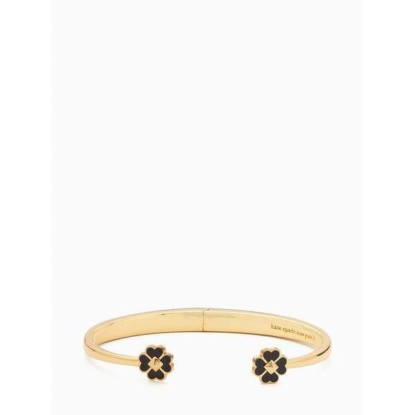 Fashion 4 - Spades And Studs Enamel Hinge Cuff