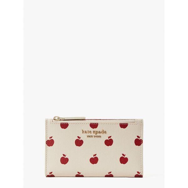 Fashion 4 - Spencer Apple Toss Small Slim Bifold Wallet
