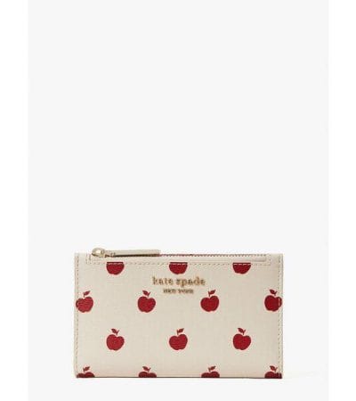 Fashion 4 - Spencer Apple Toss Small Slim Bifold Wallet