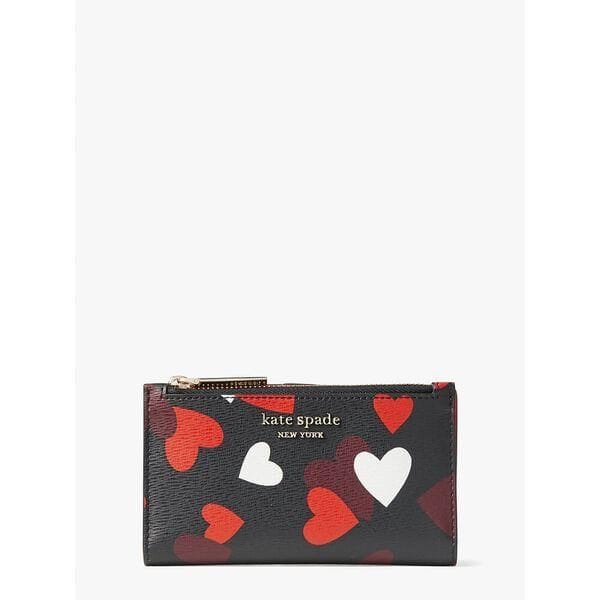 Fashion 4 - Spencer Celebration Hearts Small Slim Bifold Wallet