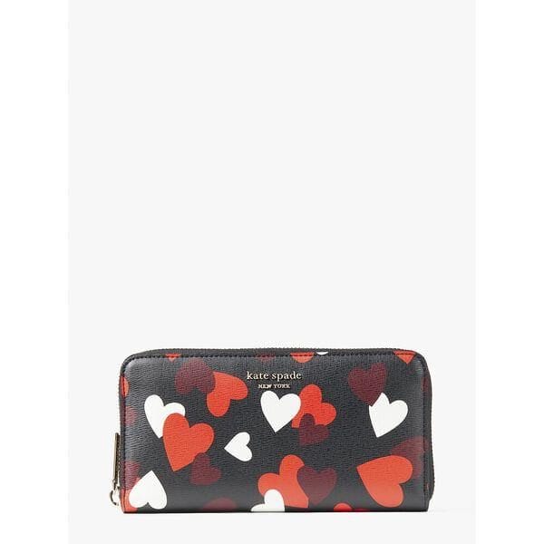 Fashion 4 - Spencer Celebration Hearts Zip-around Continental Wallet