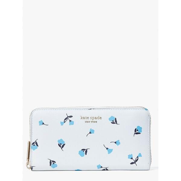 Fashion 4 - Spencer Dainty Bloom Zip-around Continental Wallet
