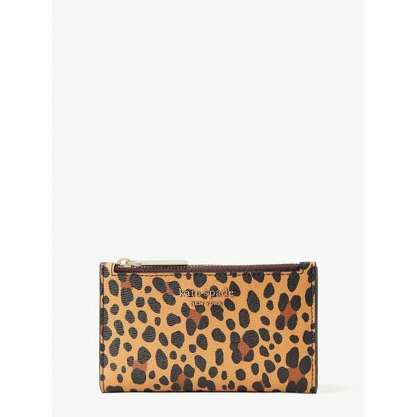 Fashion 4 - Spencer Leopard Small Slim Bifold Wallet