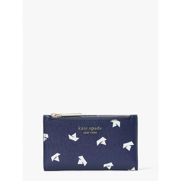 Fashion 4 - Spencer Paper Boats Small Slim Bifold Wallet