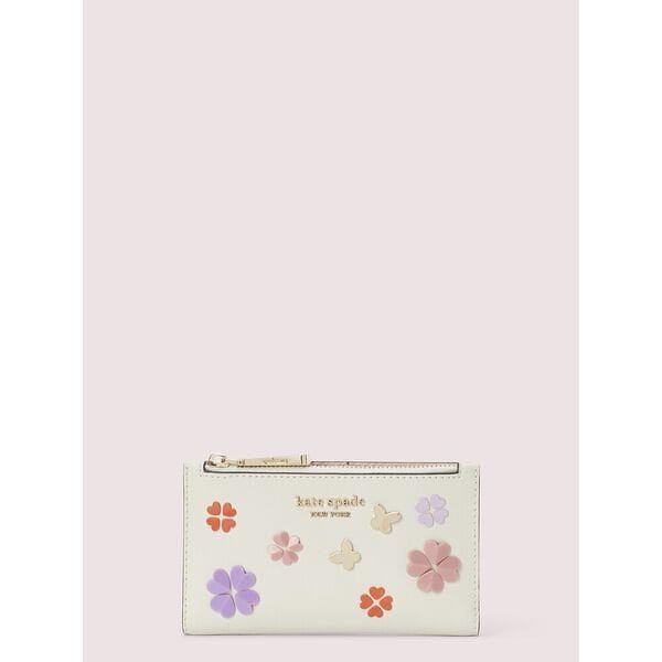 Fashion 4 - Spencer Spade Clover Butterfly Small Slim Bifold Wallet