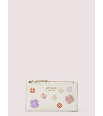 Fashion 4 - Spencer Spade Clover Butterfly Small Slim Bifold Wallet