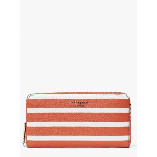 Fashion 4 - Spencer Stripe Zip-around Continental Wallet