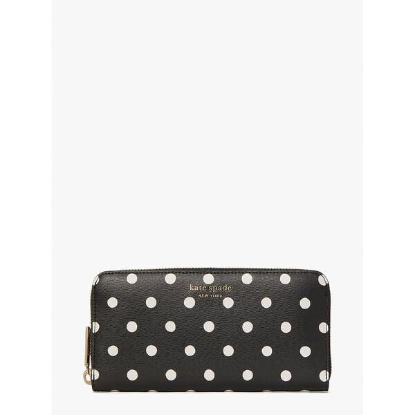 Fashion 4 - Spencer Sunshine Dot Zip-around Continental Wallet