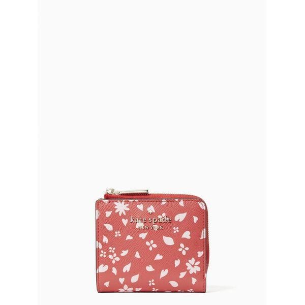 Fashion 4 - Staci Love Posie Small L-zip Bifold Wallet