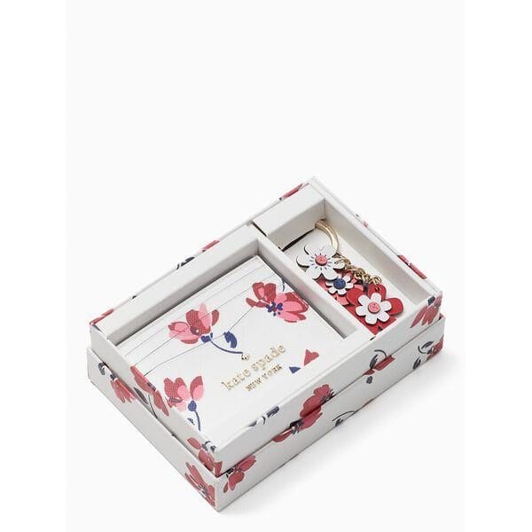 Fashion 4 - Staci Tea Garden Toss Boxed Card Holder &amp; Keyfob Set