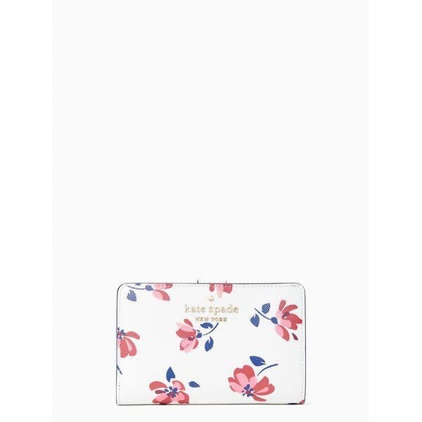 Fashion 4 - Staci Tea Garden Toss Medium Compact Bifold Wallet