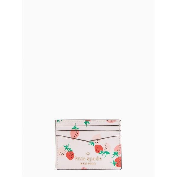 Fashion 4 - Staci Wild Strawberries Small Slim Card Holder