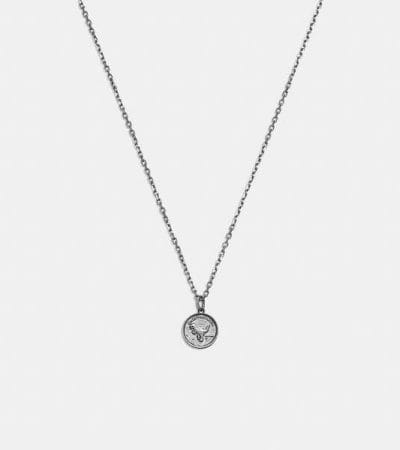 Fashion 4 - Sterling Silver Coin Pendant Necklace