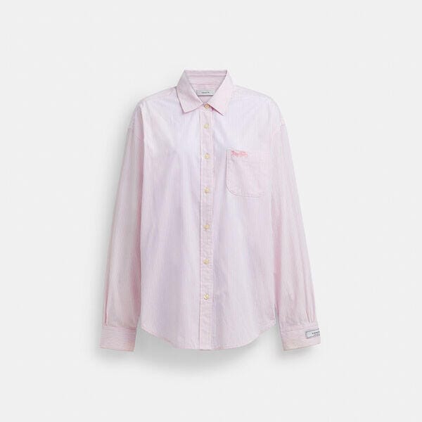 Fashion 4 - Striped Button Down Shirt In Organic Cotton