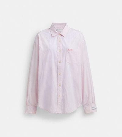 Fashion 4 - Striped Button Down Shirt In Organic Cotton