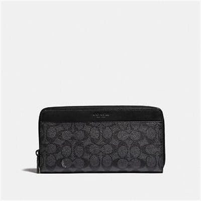 Fashion 4 - TRAVEL WALLET IN SIGNATURE CANVAS