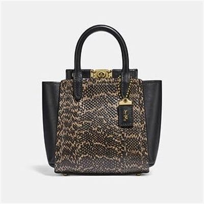 Fashion 4 - TROUPE TOTE 16 IN SNAKESKIN