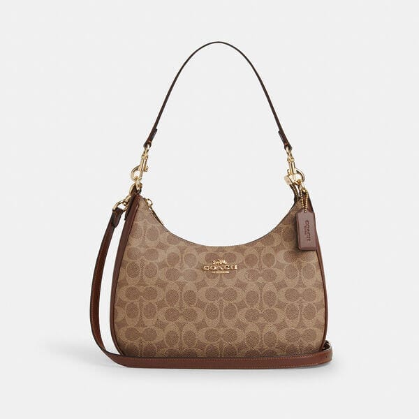 Fashion 4 - Teri Hobo Bag In Signature Canvas Fashion 4 - Teri Hobo Bag In Signature Canvas