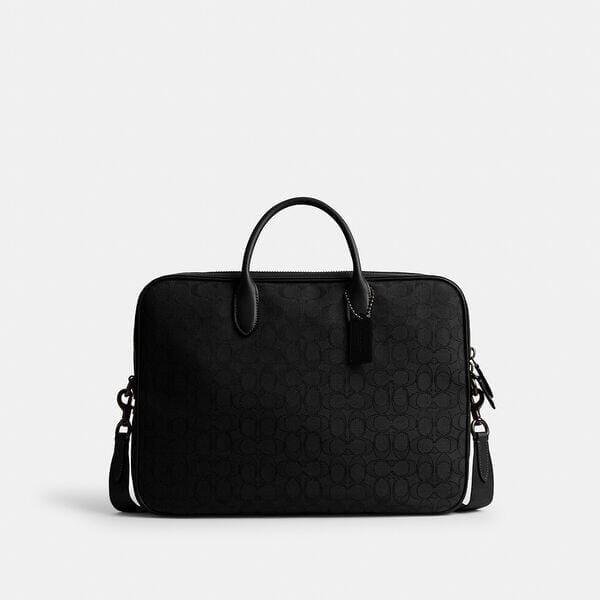 Fashion 4 - Theo Work Bag In Signature Jacquard