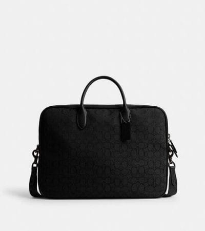 Fashion 4 - Theo Work Bag In Signature Jacquard