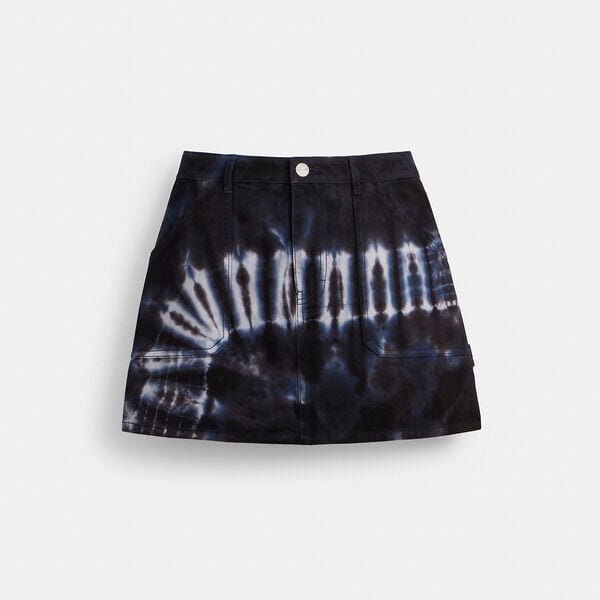 Fashion 4 - Tie-Dye Painter Skirt In Organic Cotton