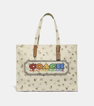 Fashion 4 - Tote With Rainbow Coach Badge