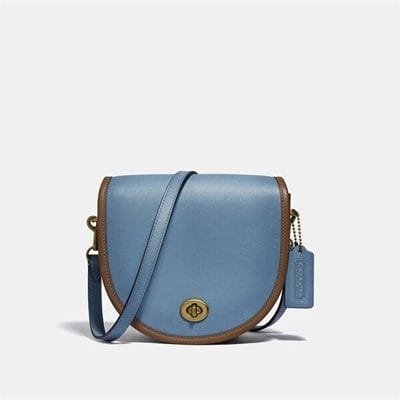 Fashion 4 - Turnlock Saddle Crossbody In Colorblock