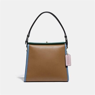 Fashion 4 - Turnlock Shoulder Bag In Colorblock