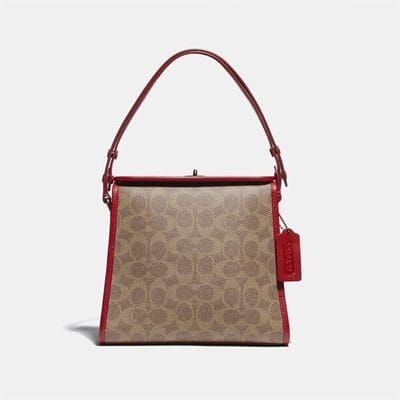 Fashion 4 - Turnlock Shoulder Bag In Signature Canvas