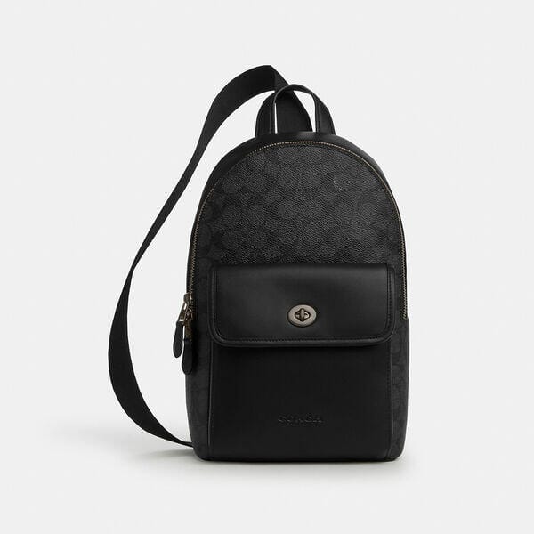 Fashion 4 - Turnlock Sling Pack In Signature Canvas