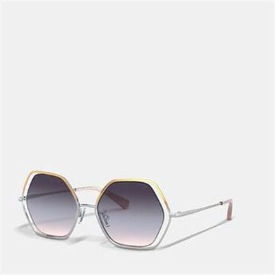 Fashion 4 - WIRE FRAME HEXAGON SUNGLASSES